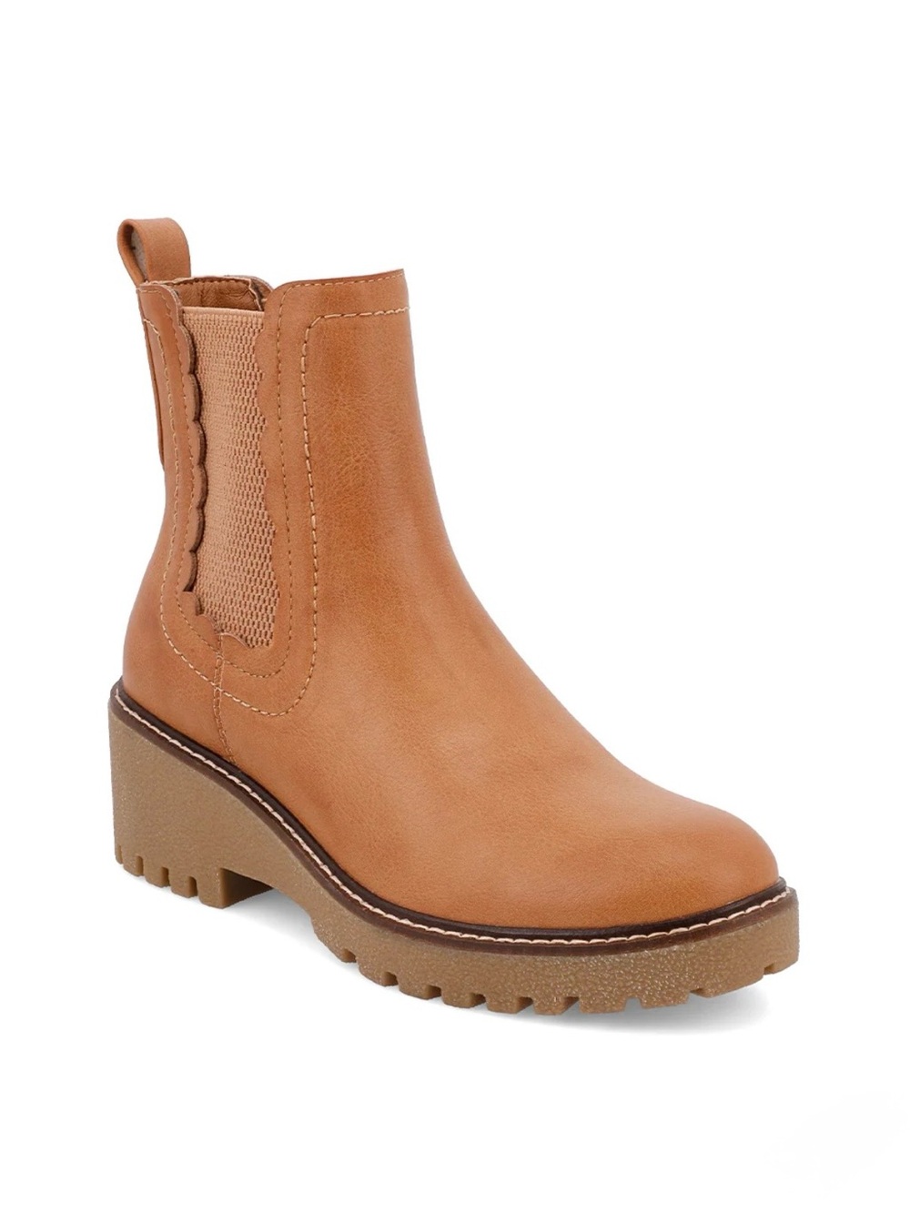 MIA “Kellen” – Natural Tan Ankle Boot/ Botas para mujer
